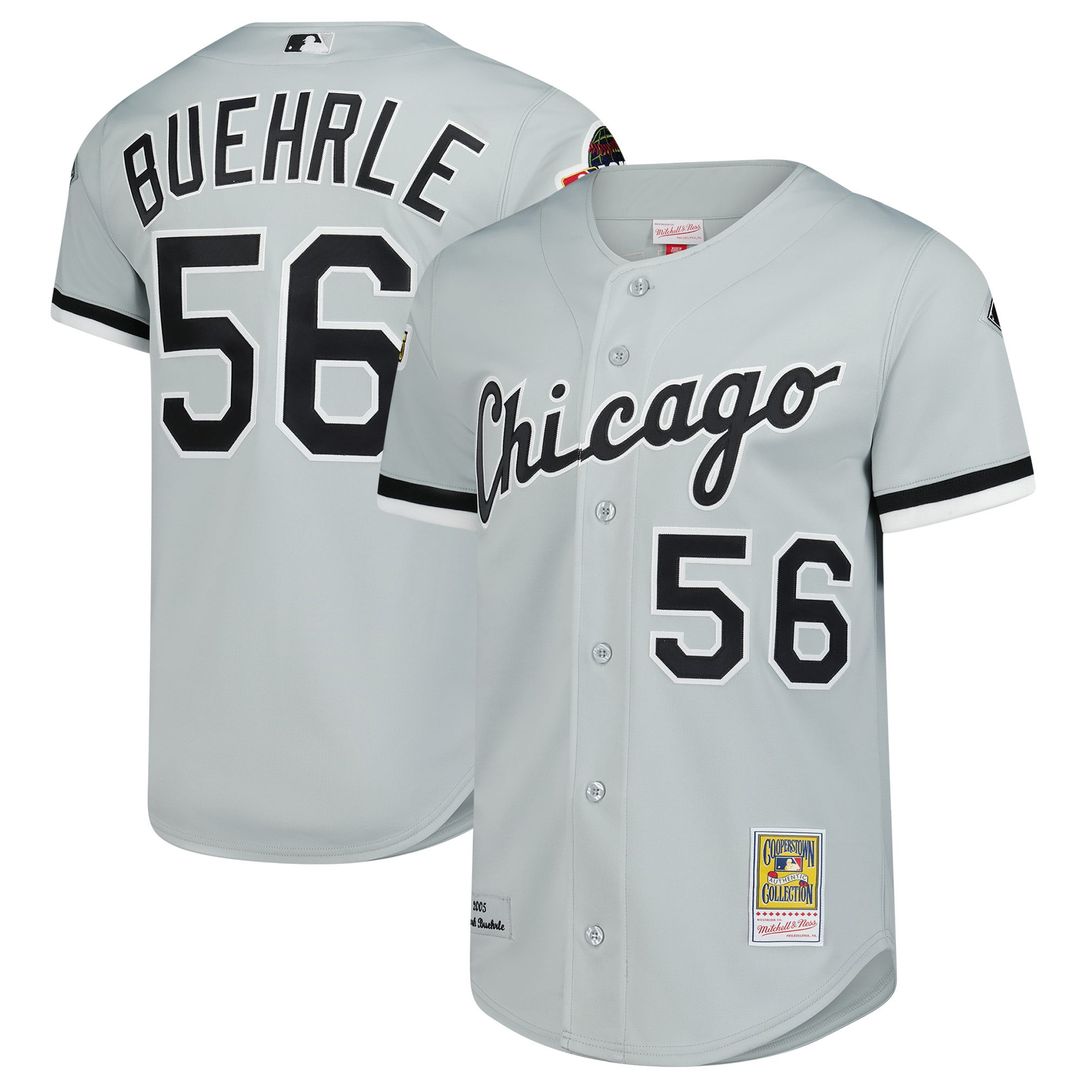 Chicago White Sox Mitchell & Ness White Authentic MLB baseball jersey