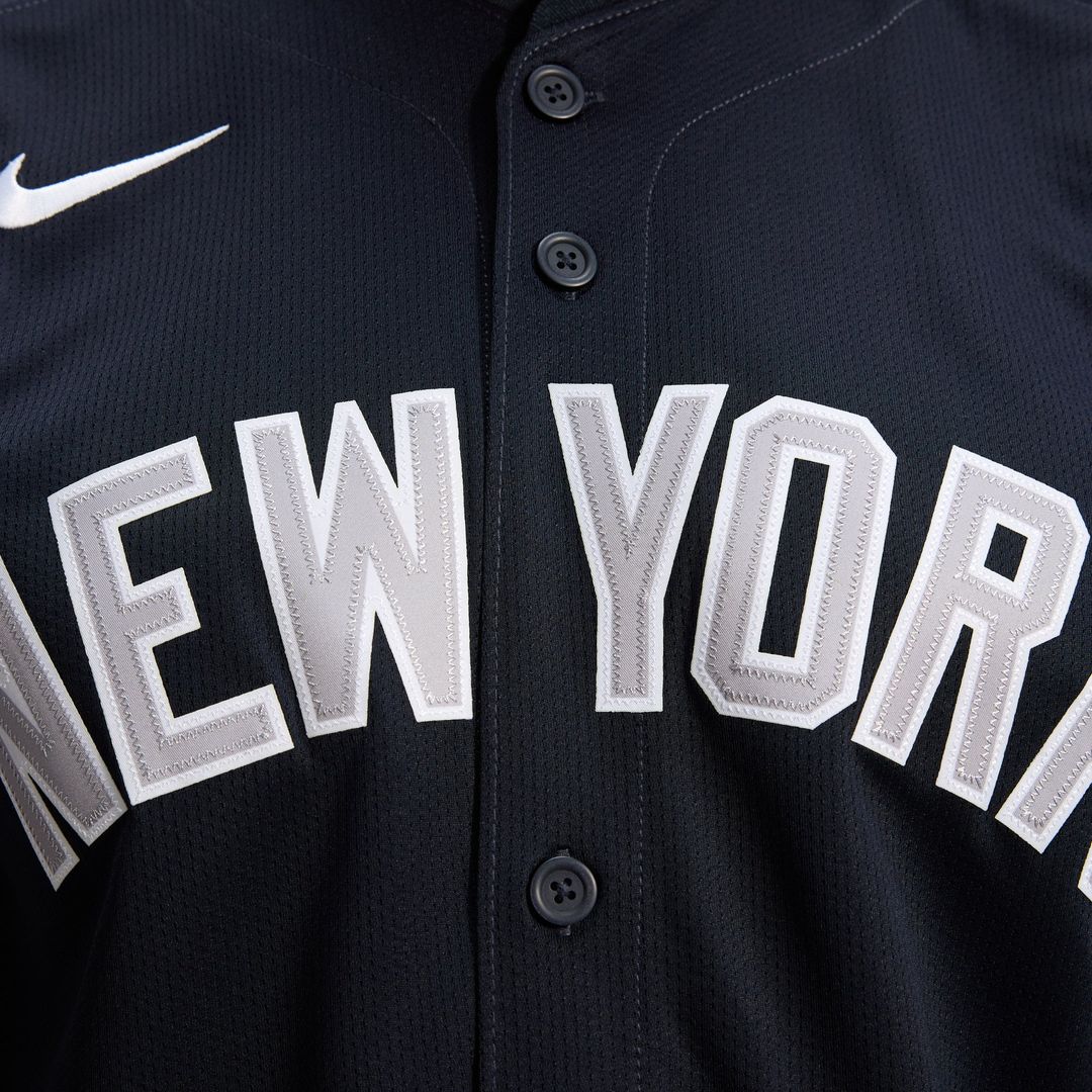 New York Yankees Nike Authentic Jersey Gray