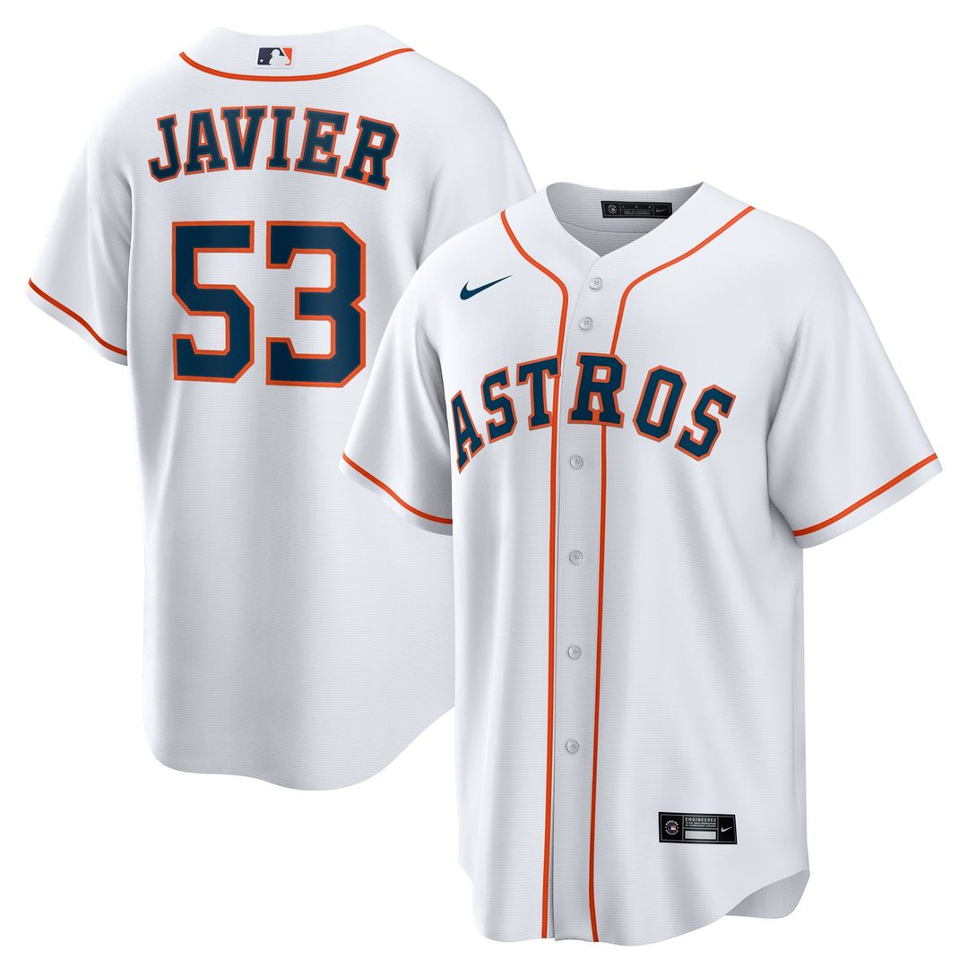 Houston Astros Nike White Replica MLB baseball jersey