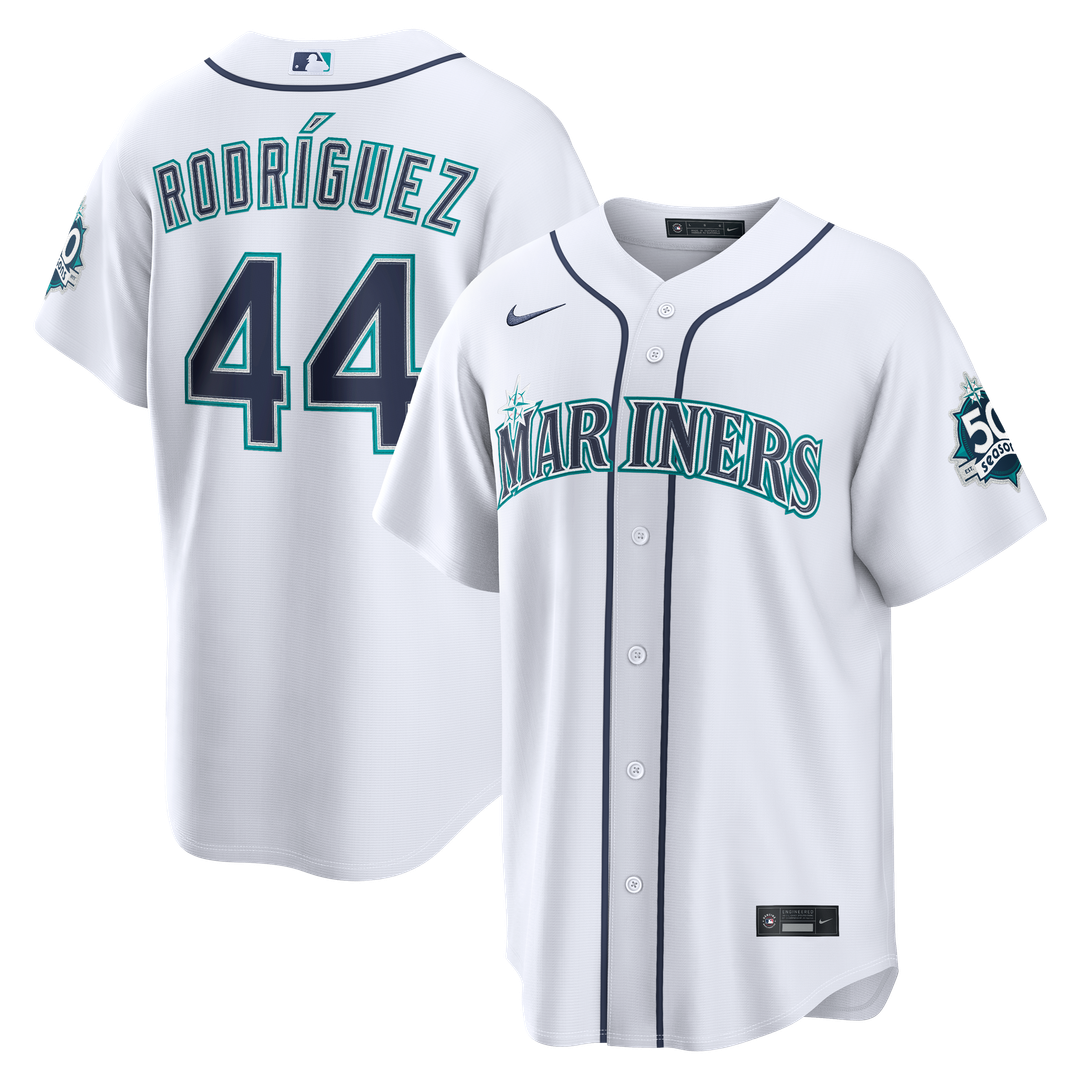Seattle Mariners Nike White Authentic MLB baseball jersey