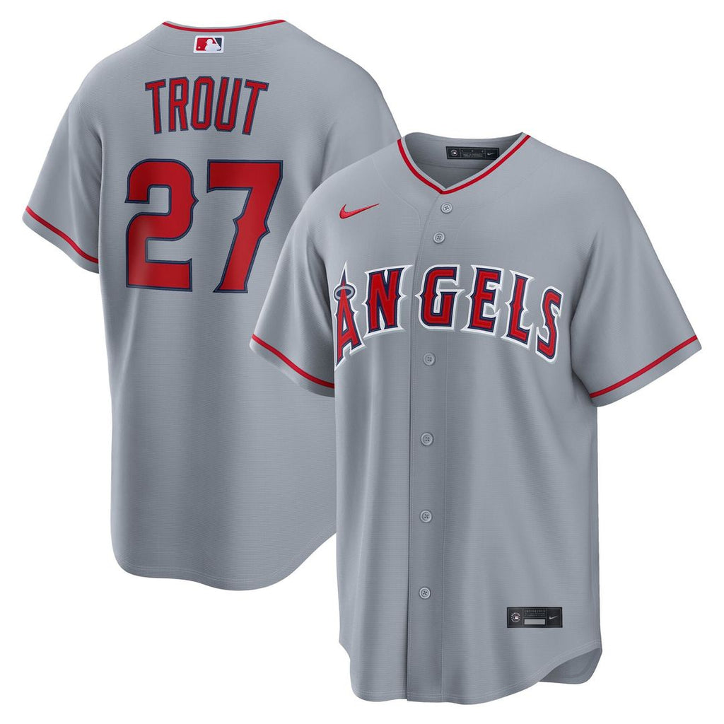 Los Angeles Angels Nike Replica Jersey Gray