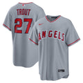 Los Angeles Angels Nike Replica Jersey Gray