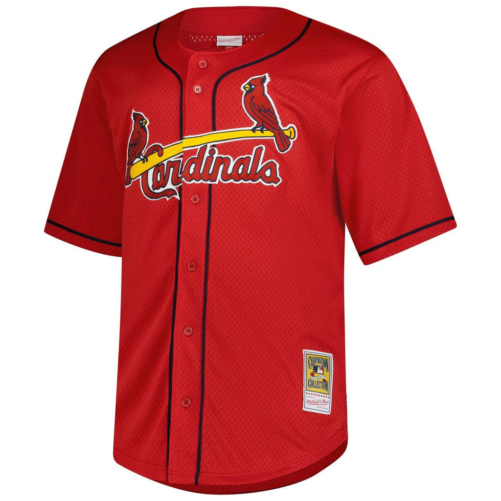 St. Louis Cardinals Mitchell & Ness Authentic Jersey Red