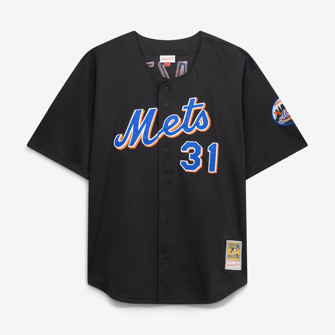 New York Mets Mitchell & Ness Authentic Jersey Black