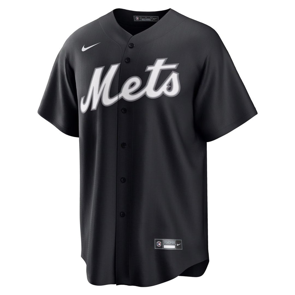 New York Mets Nike Replica Jersey Black