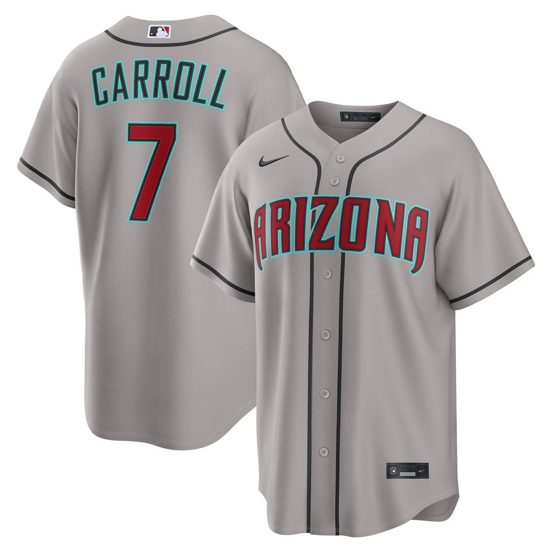 Arizona Diamondbacks Nike Replica Jersey Gray