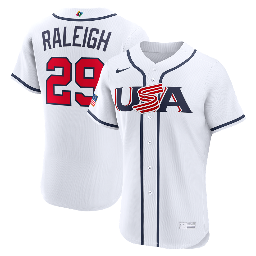 USA Baseball Nike White Authentic MLB baseball jersey