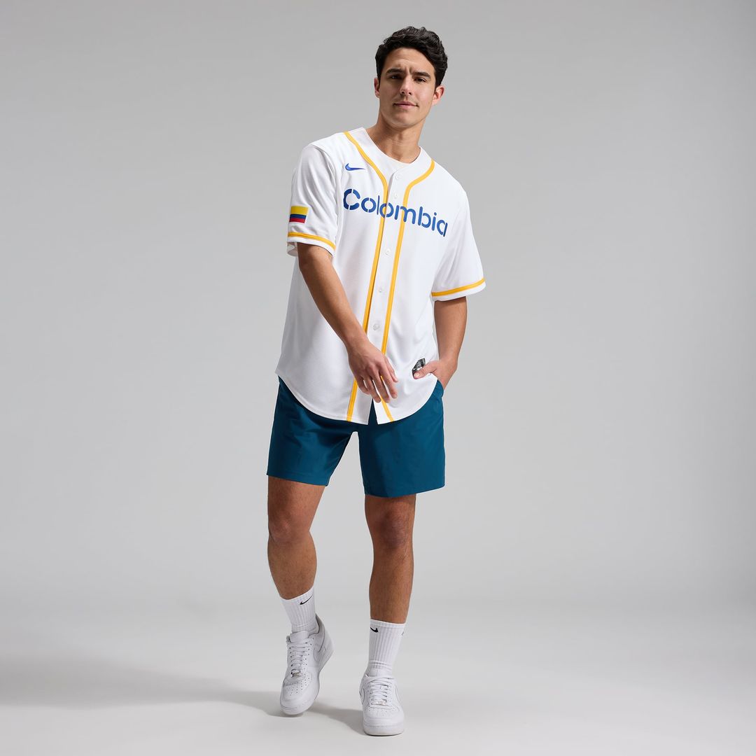Colombia Baseball Nike Jersey White