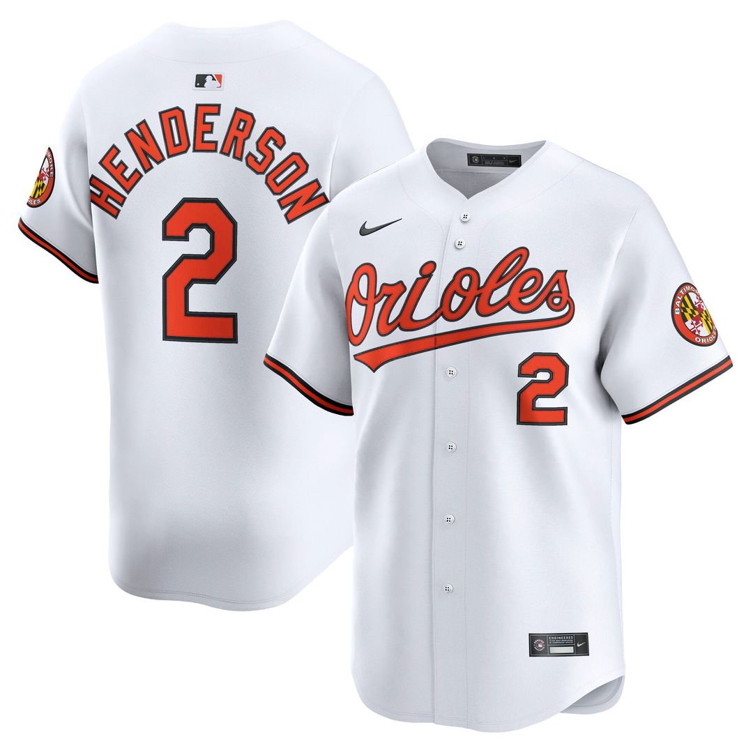 Baltimore Orioles Nike White Authentic MLB baseball jersey