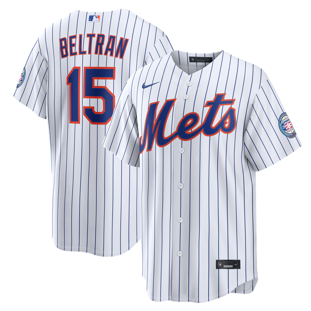 New York Mets Nike White Replica MLB baseball jersey
