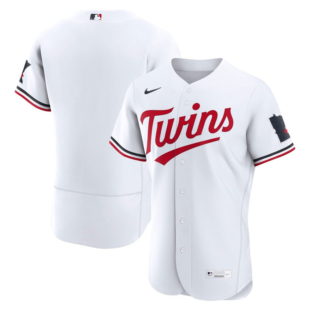 Minnesota Twins Nike White Authentic MLB baseball jersey