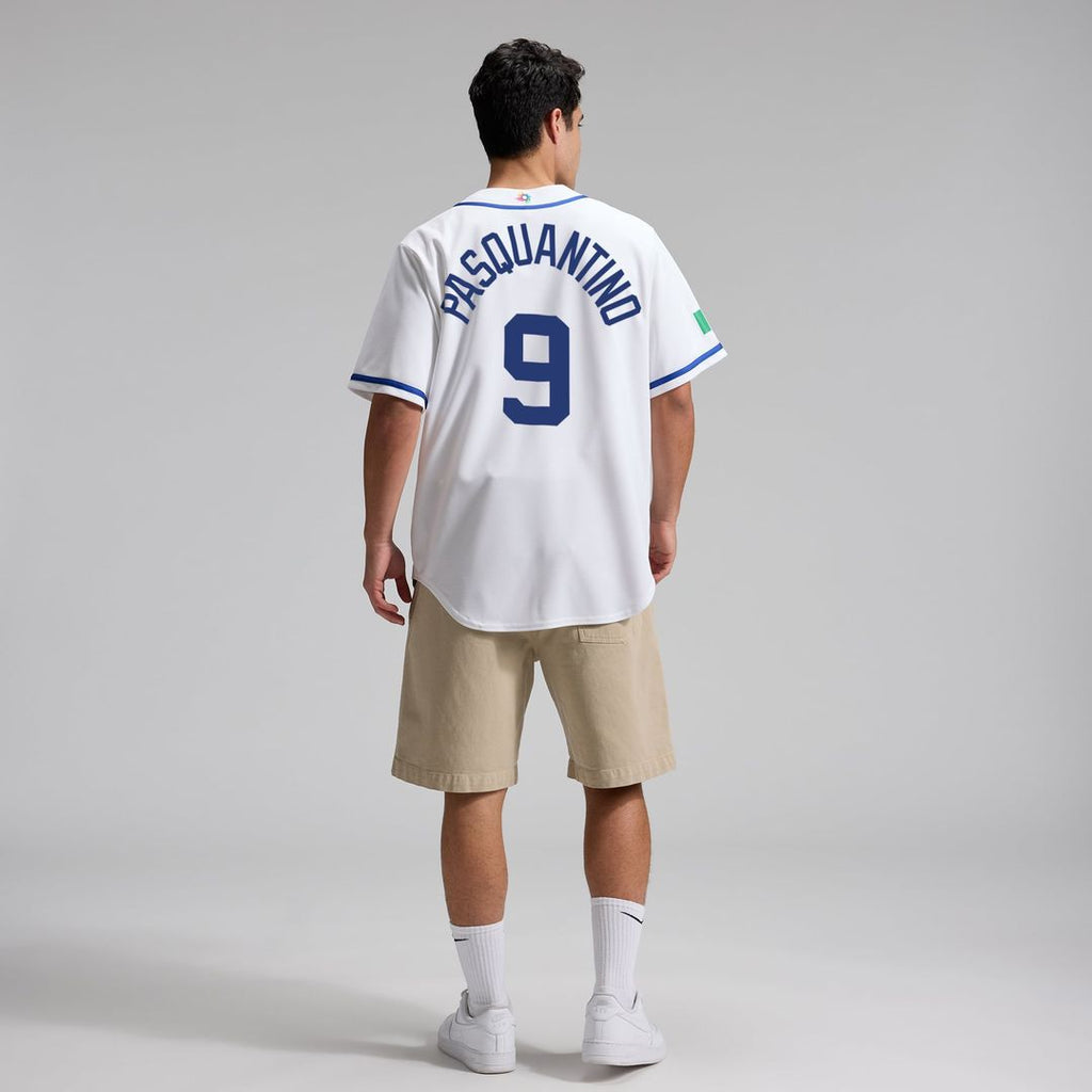 Italy Baseball Nike Jersey White