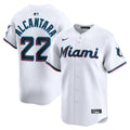 Miami Marlins Nike White Authentic MLB baseball jersey