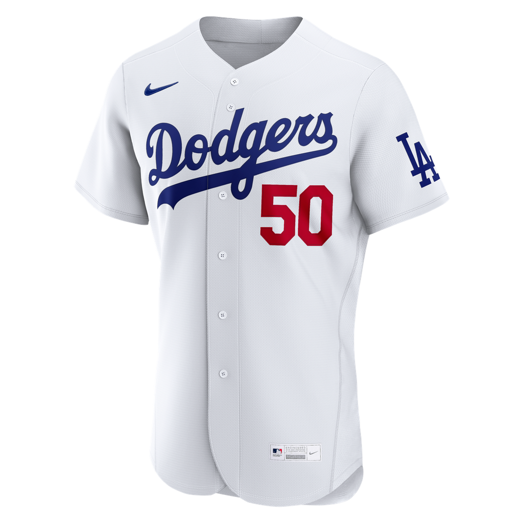 Los Angeles Dodgers Nike Replica Jersey White