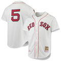Boston Red Sox Mitchell & Ness White Authentic MLB baseball jersey