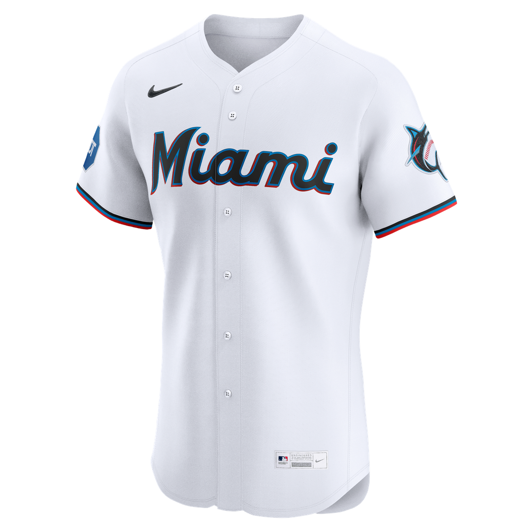 Miami Marlins Nike Authentic Jersey White