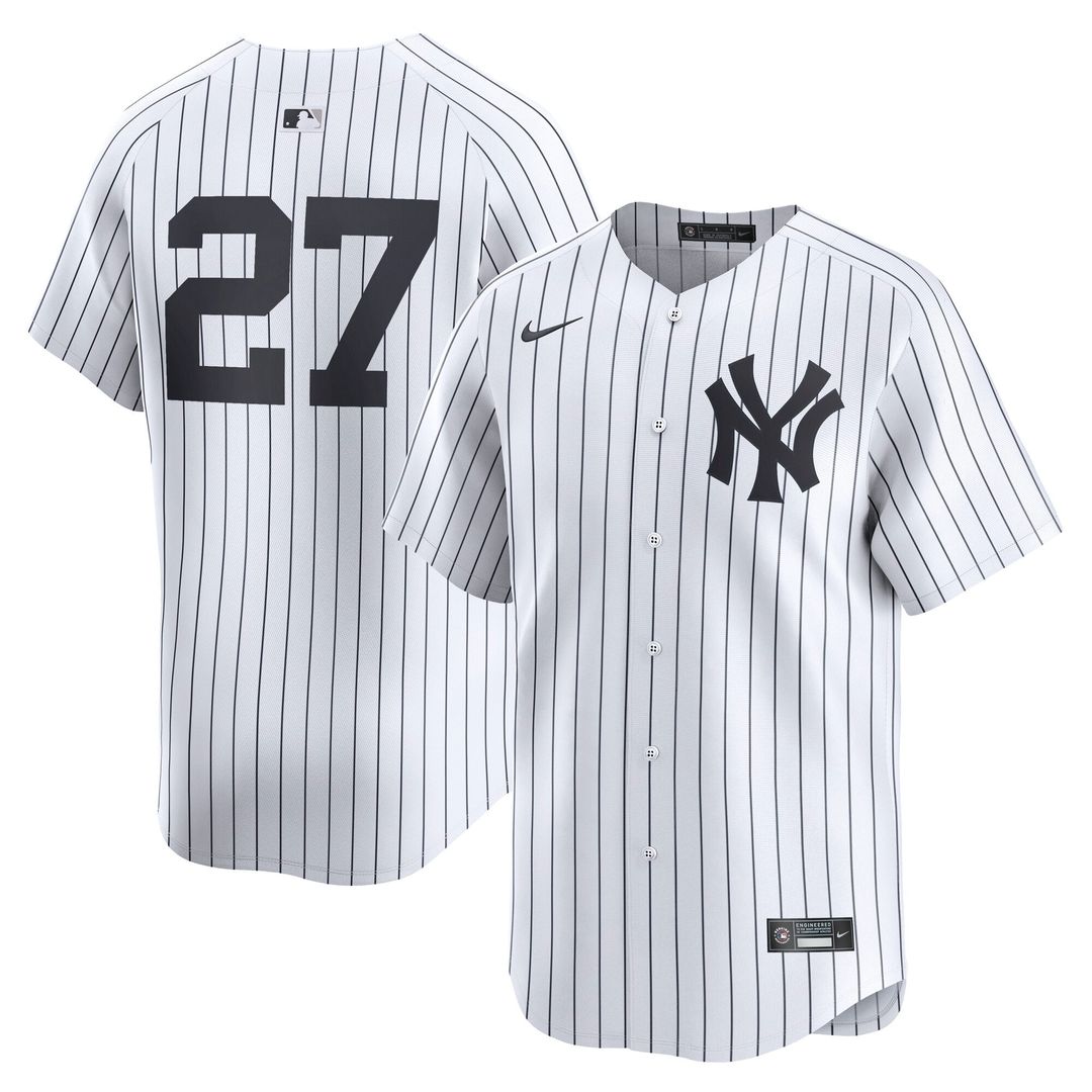 New York Yankees Nike White Authentic MLB baseball jersey