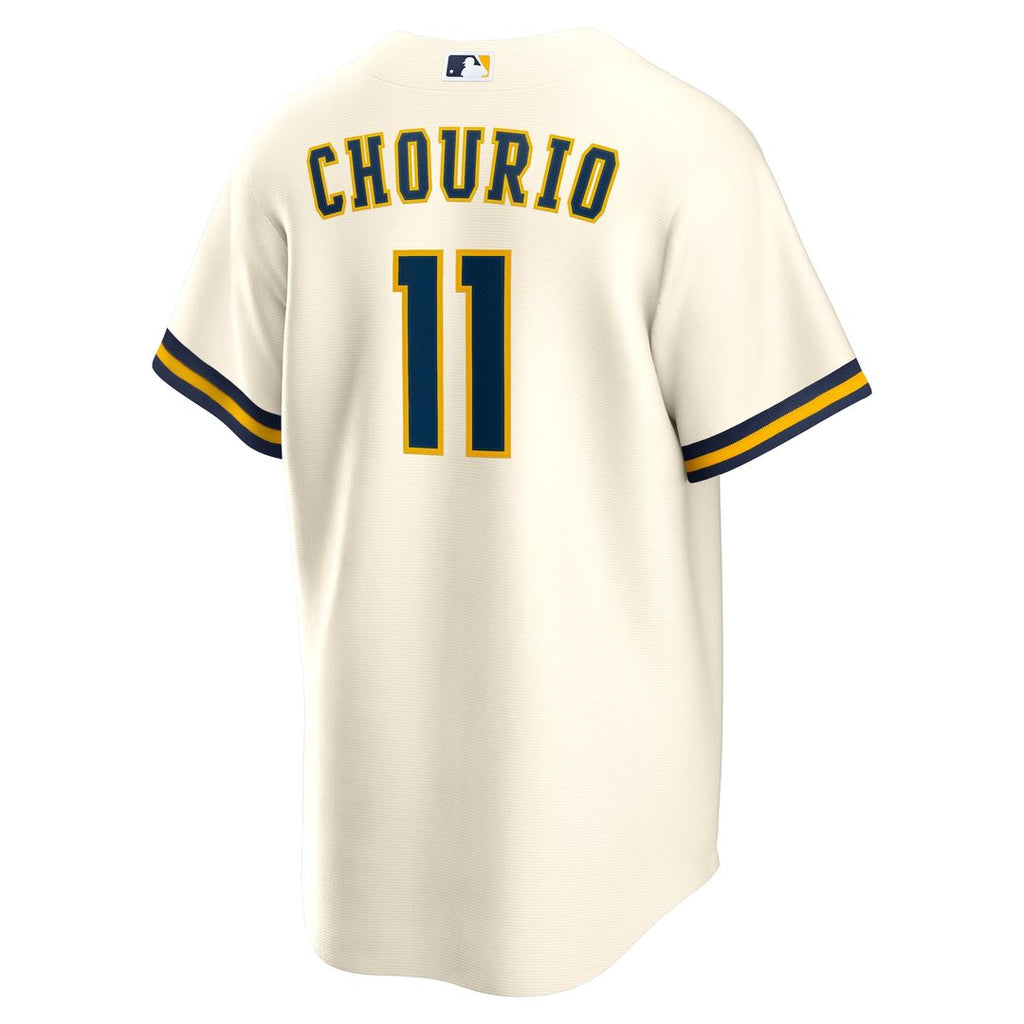 Milwaukee Brewers Nike Replica Jersey Cream