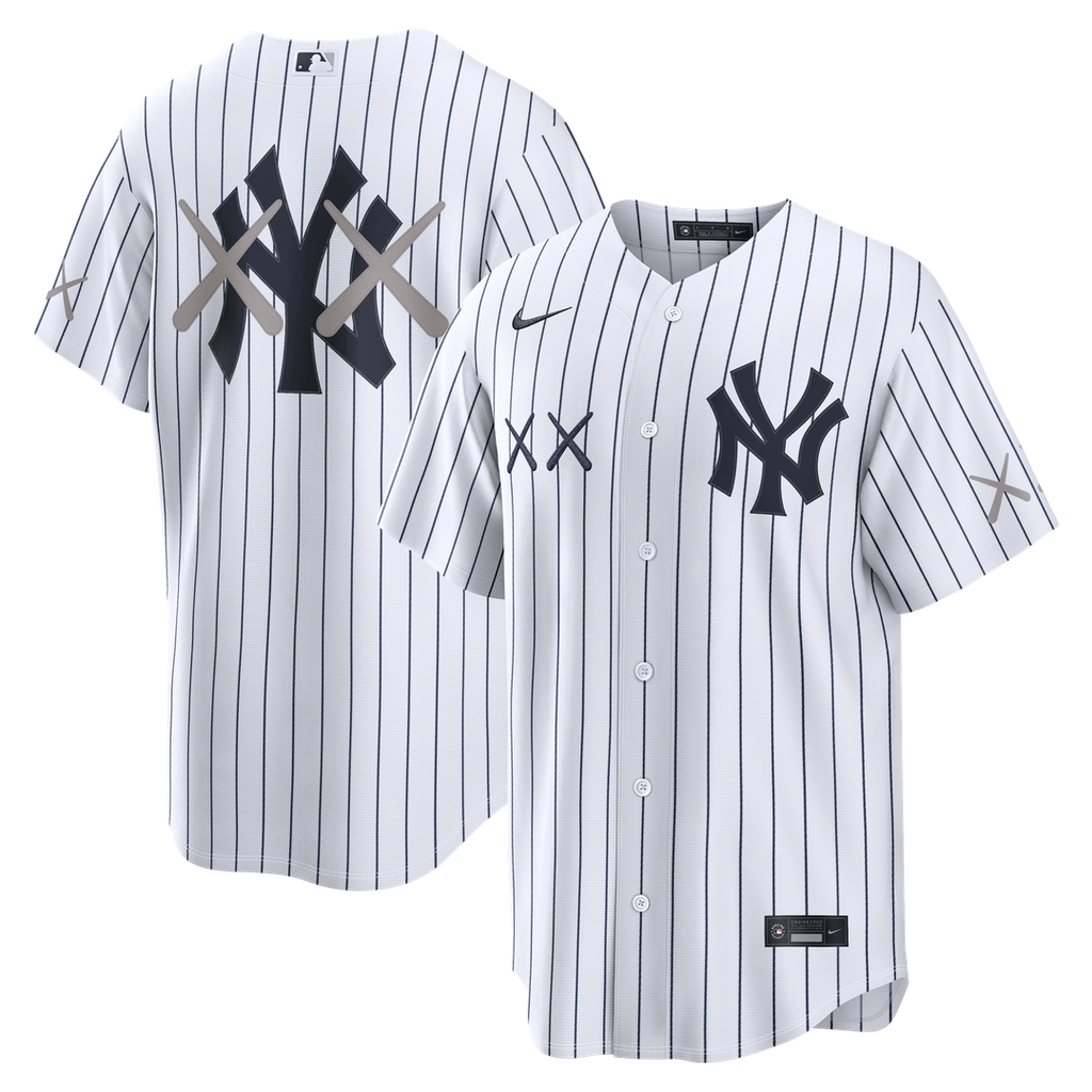 New York Yankees Nike x KAWS White MLB baseball jersey