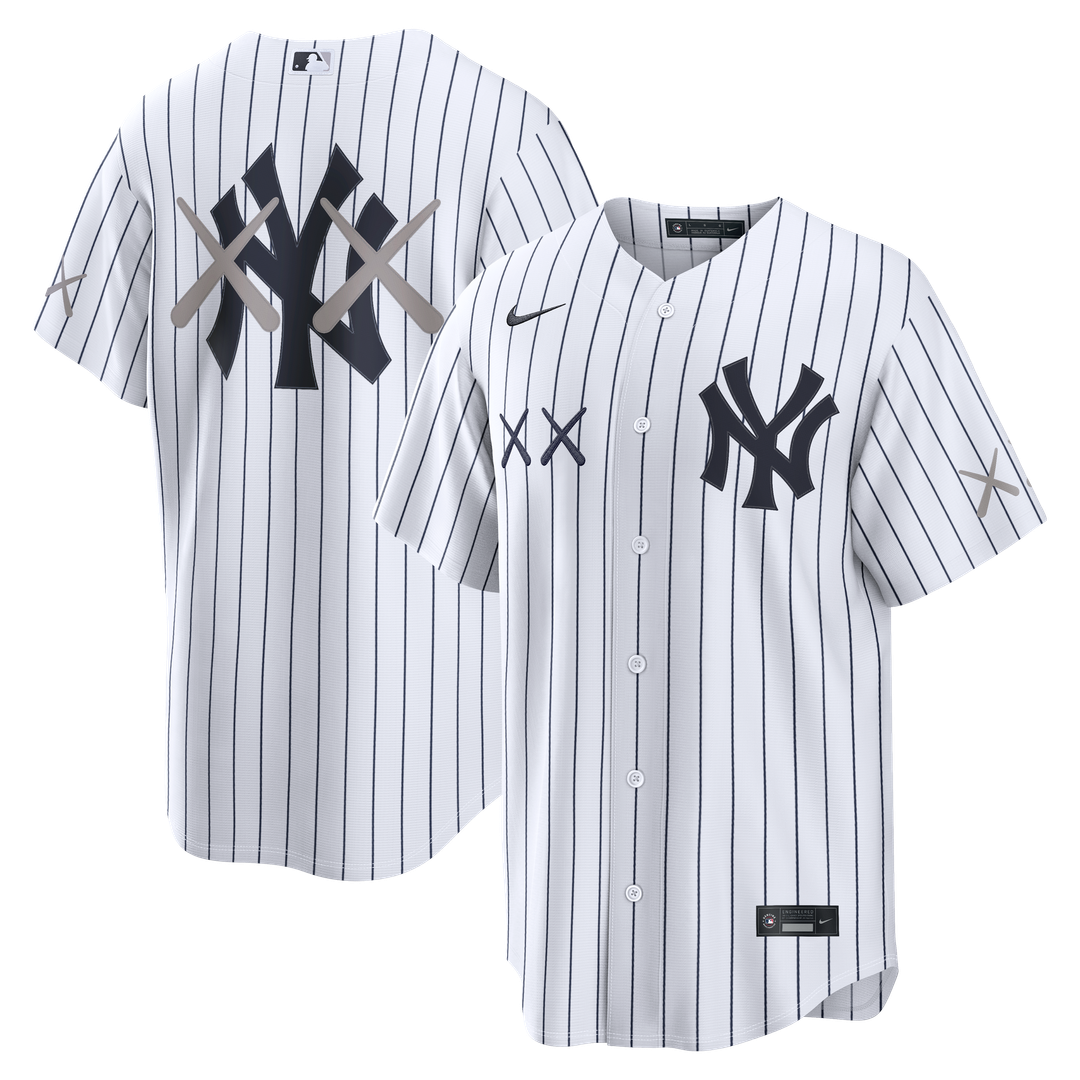 New York Yankees Nike x KAWS White MLB baseball jersey