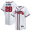 Atlanta Braves Nike White Replica MLB baseball jersey