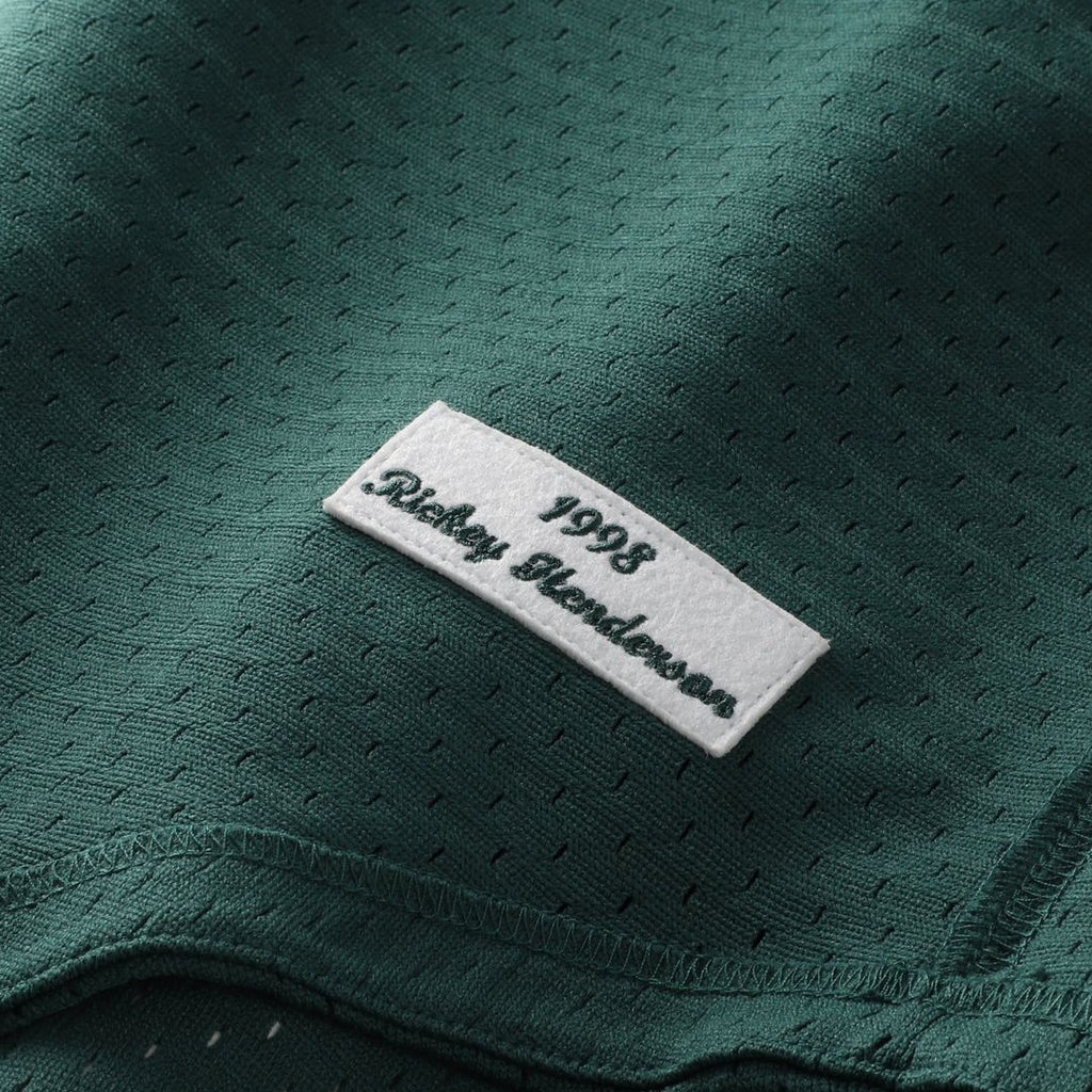 Athletics Mitchell & Ness Authentic Jersey Green