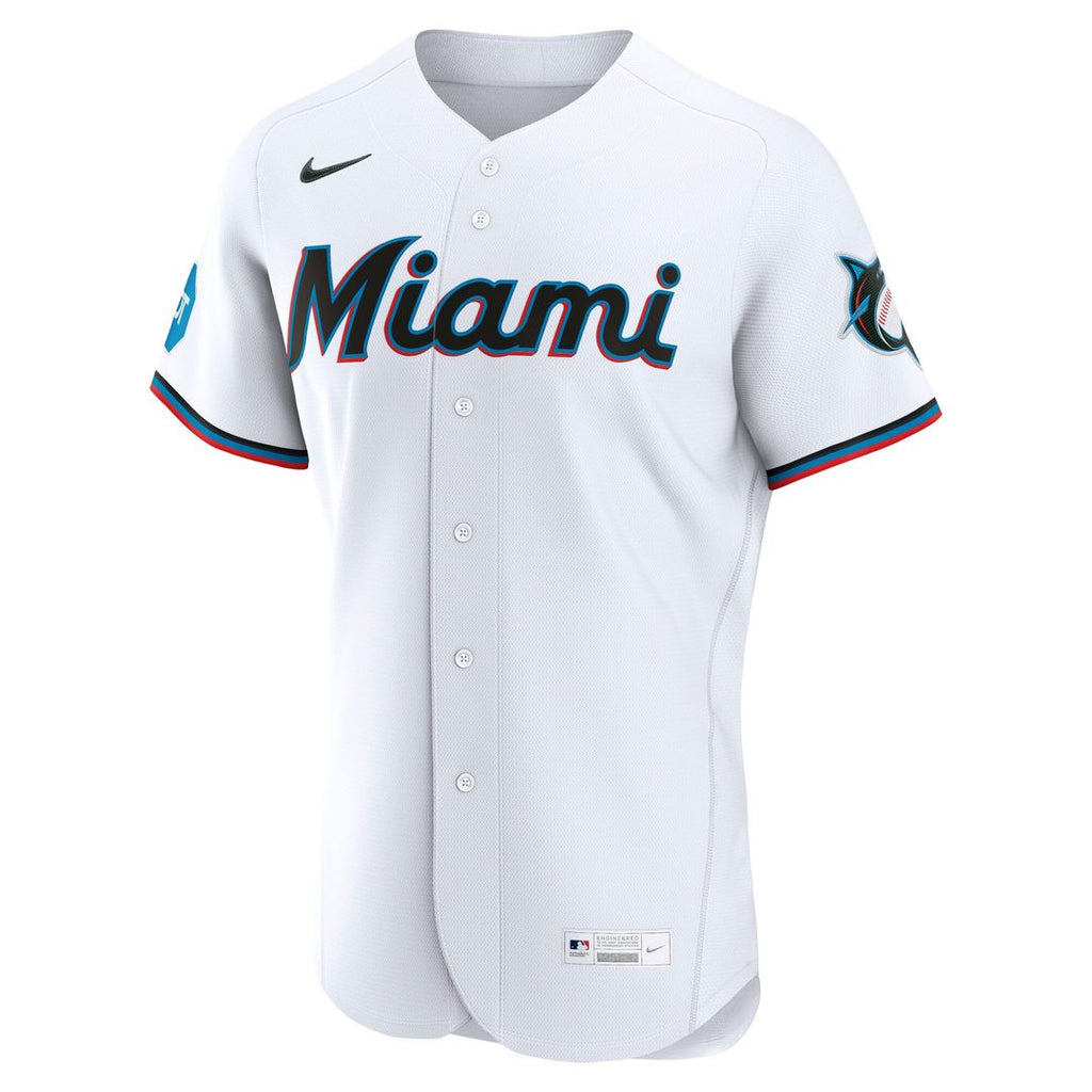 Miami Marlins Nike Authentic Jersey White