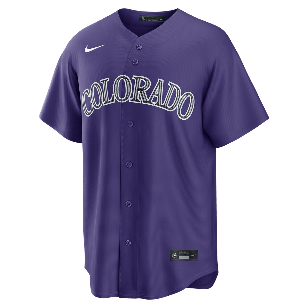 Colorado Rockies Nike Replica Jersey Purple
