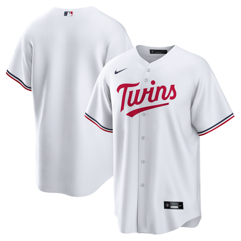 Minnesota Twins Nike White Replica MLB baseball jersey