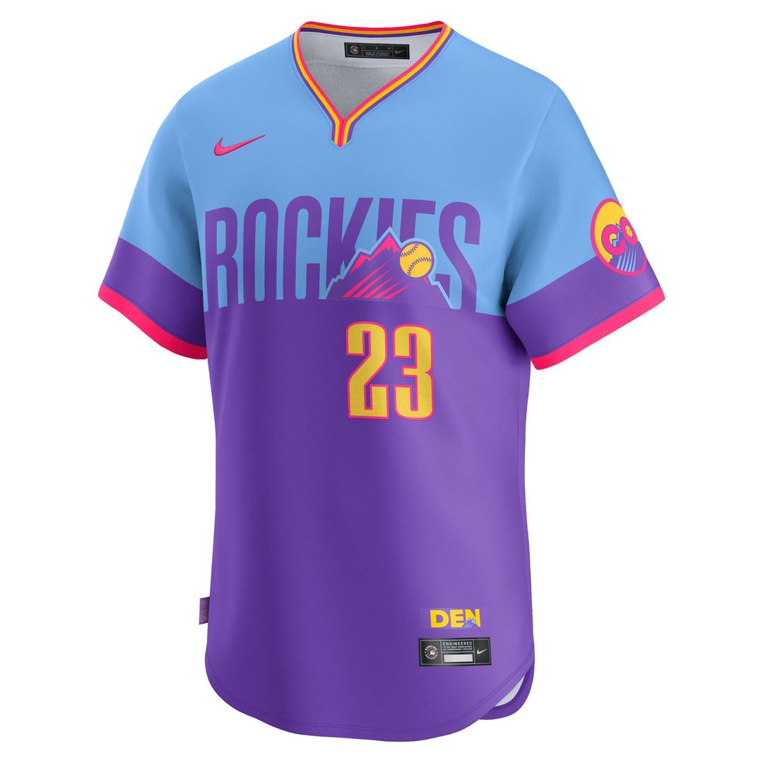 Colorado Rockies Nike Jersey Blue