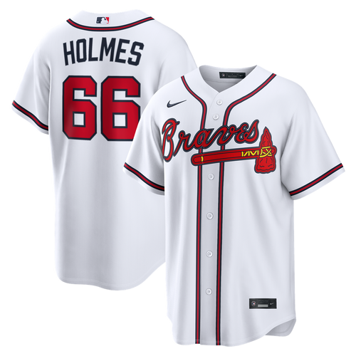 Atlanta Braves Nike White Replica MLB baseball jersey