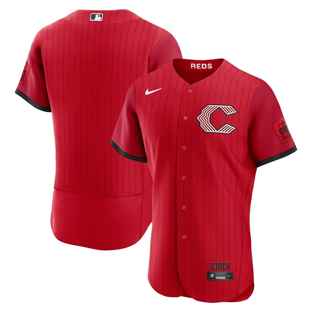 Cincinnati Reds Nike Red Authentic MLB baseball jersey