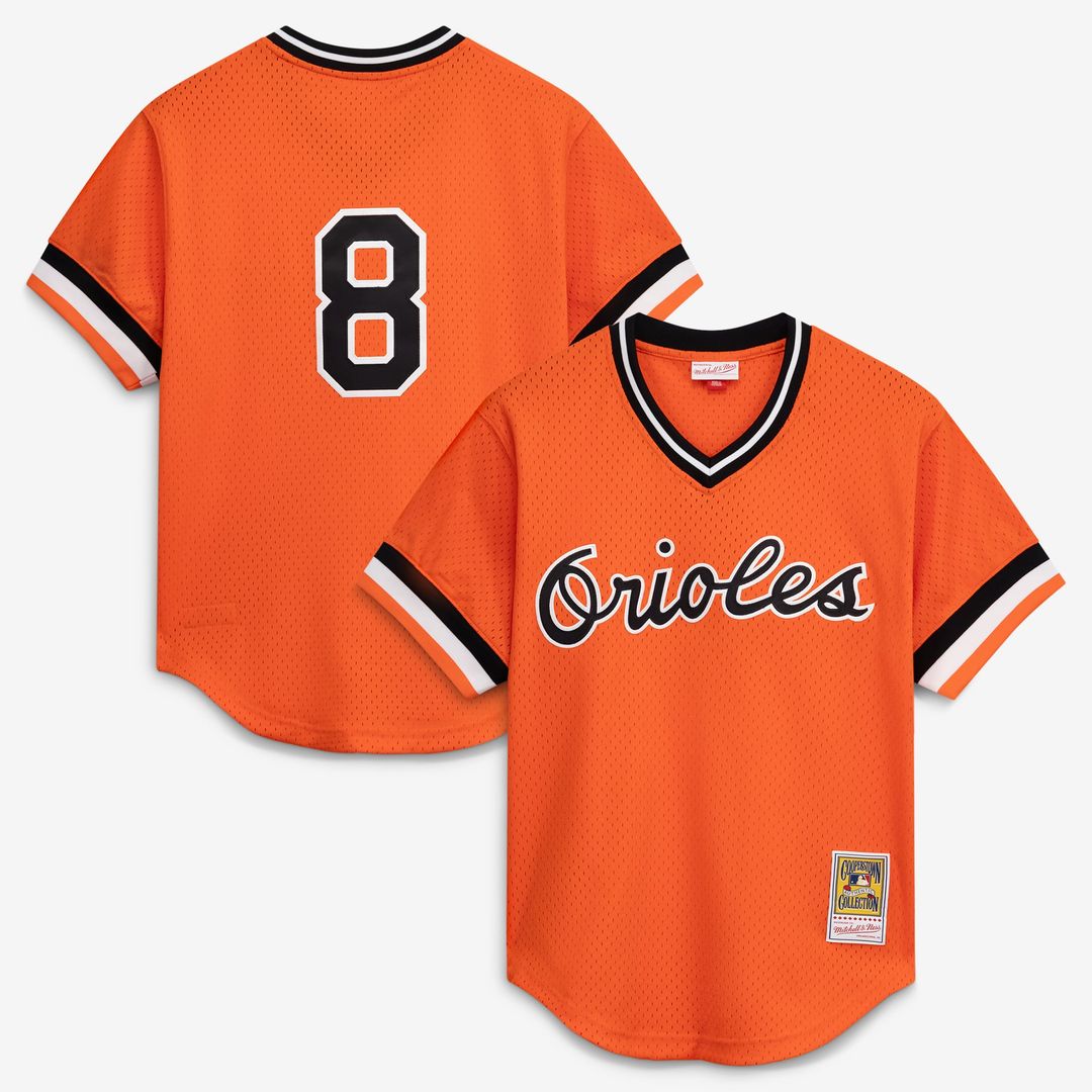 Baltimore Orioles Mitchell & Ness Authentic Jersey Orange