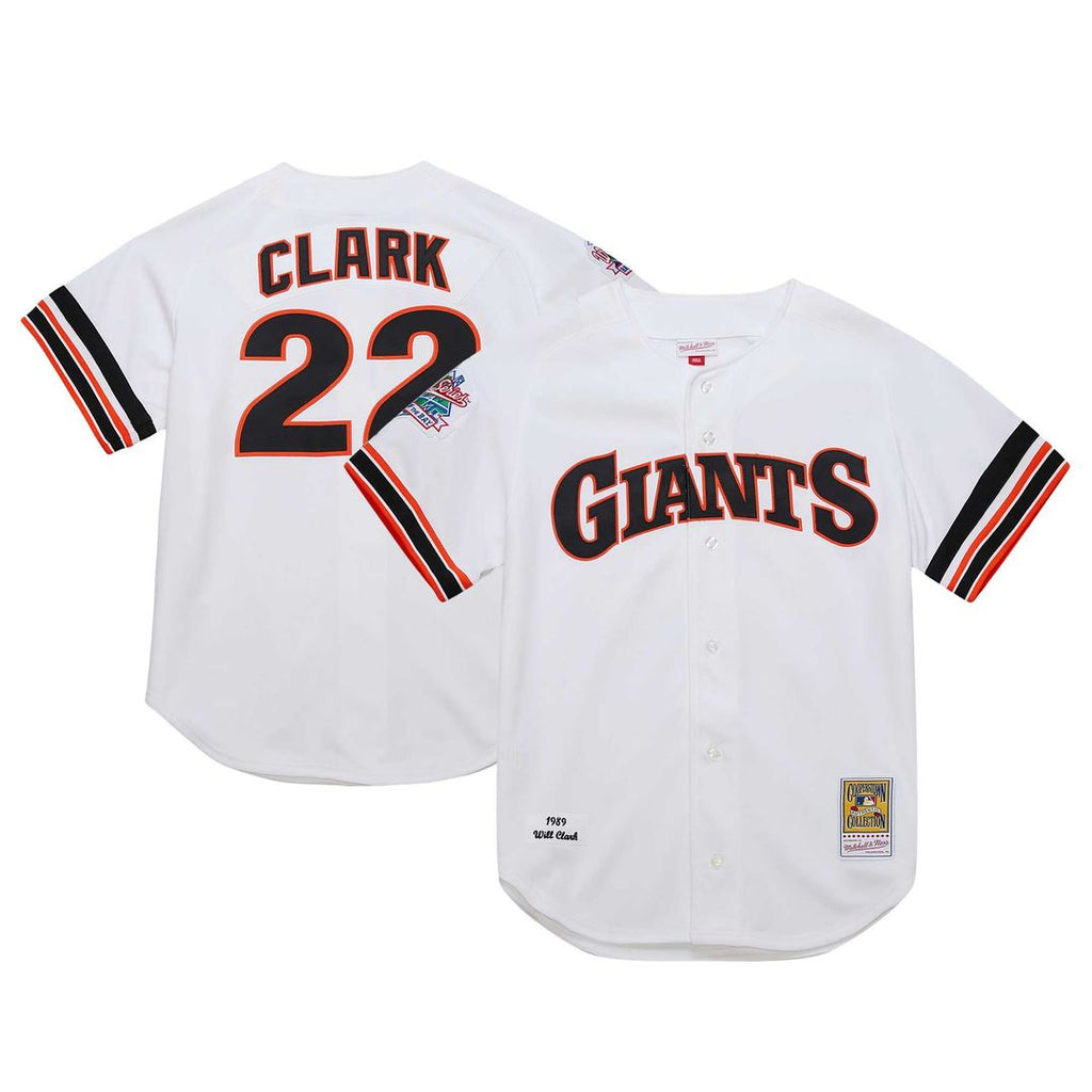San Francisco Giants Mitchell & Ness White Authentic MLB baseball jersey