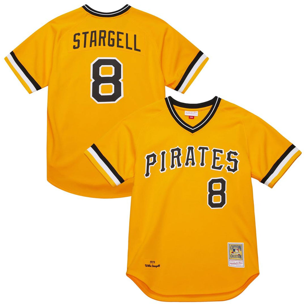 Pittsburgh Pirates Mitchell & Ness Authentic Jersey Gold