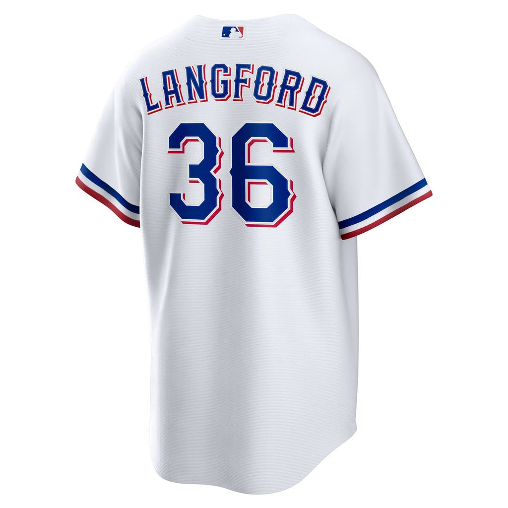 Texas Rangers Nike Replica Jersey White