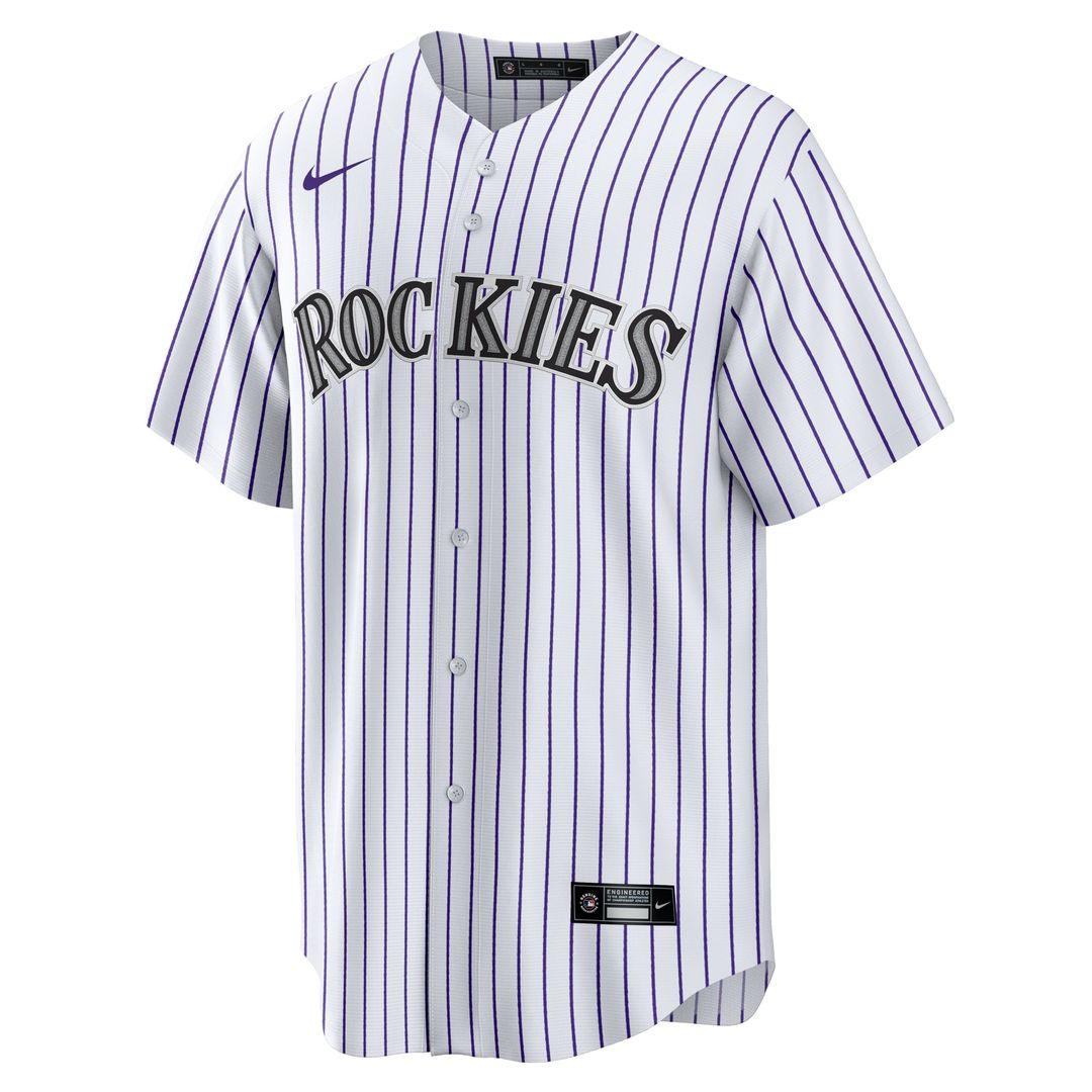 Colorado Rockies Nike Replica Jersey White