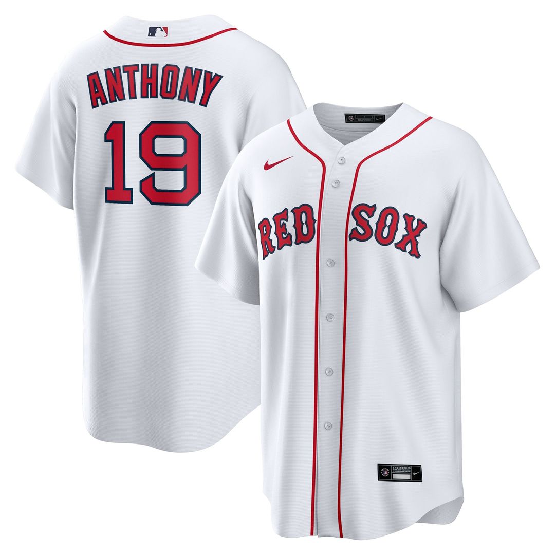 Boston Red Sox Nike White Replica MLB baseball jersey