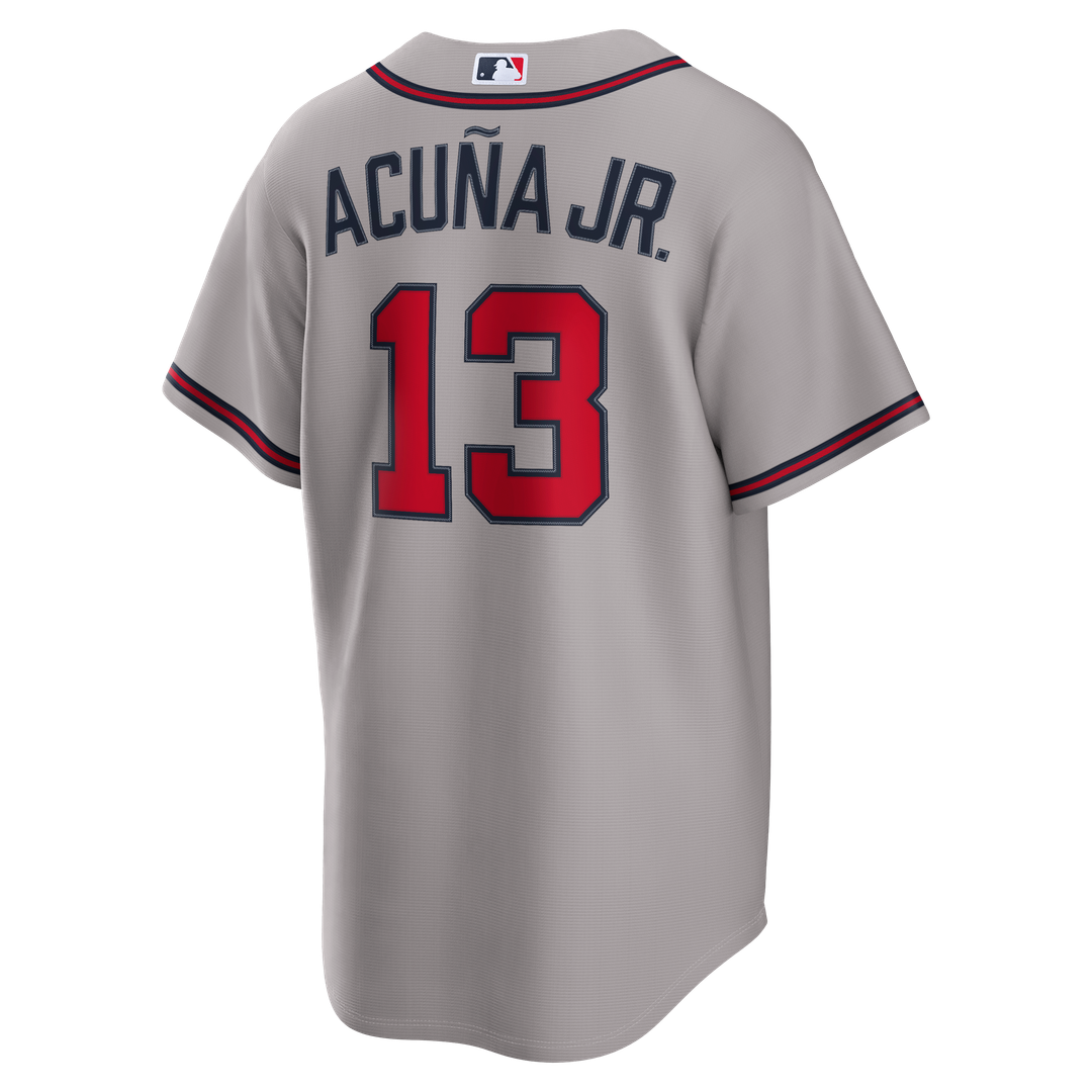 Atlanta Braves Nike Replica Jersey Gray