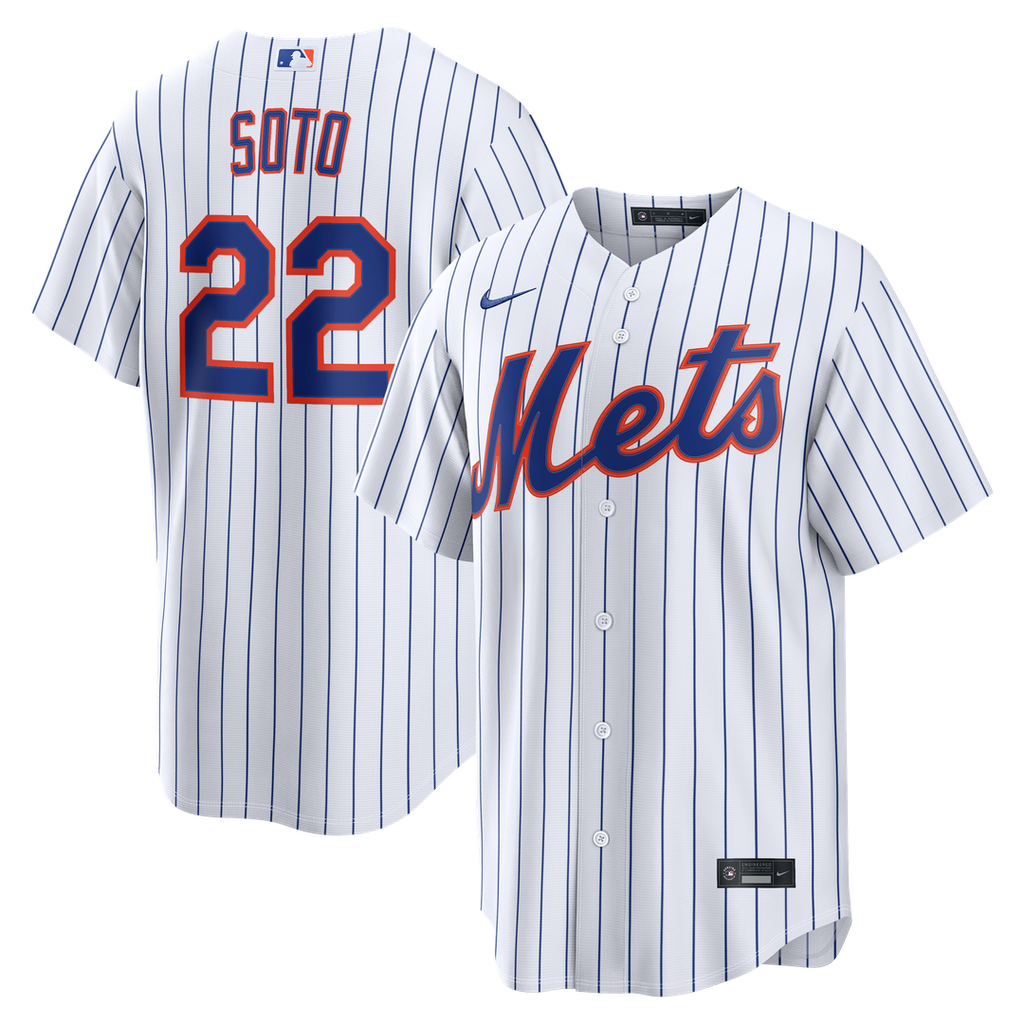 New York Mets Nike White Replica MLB baseball jersey