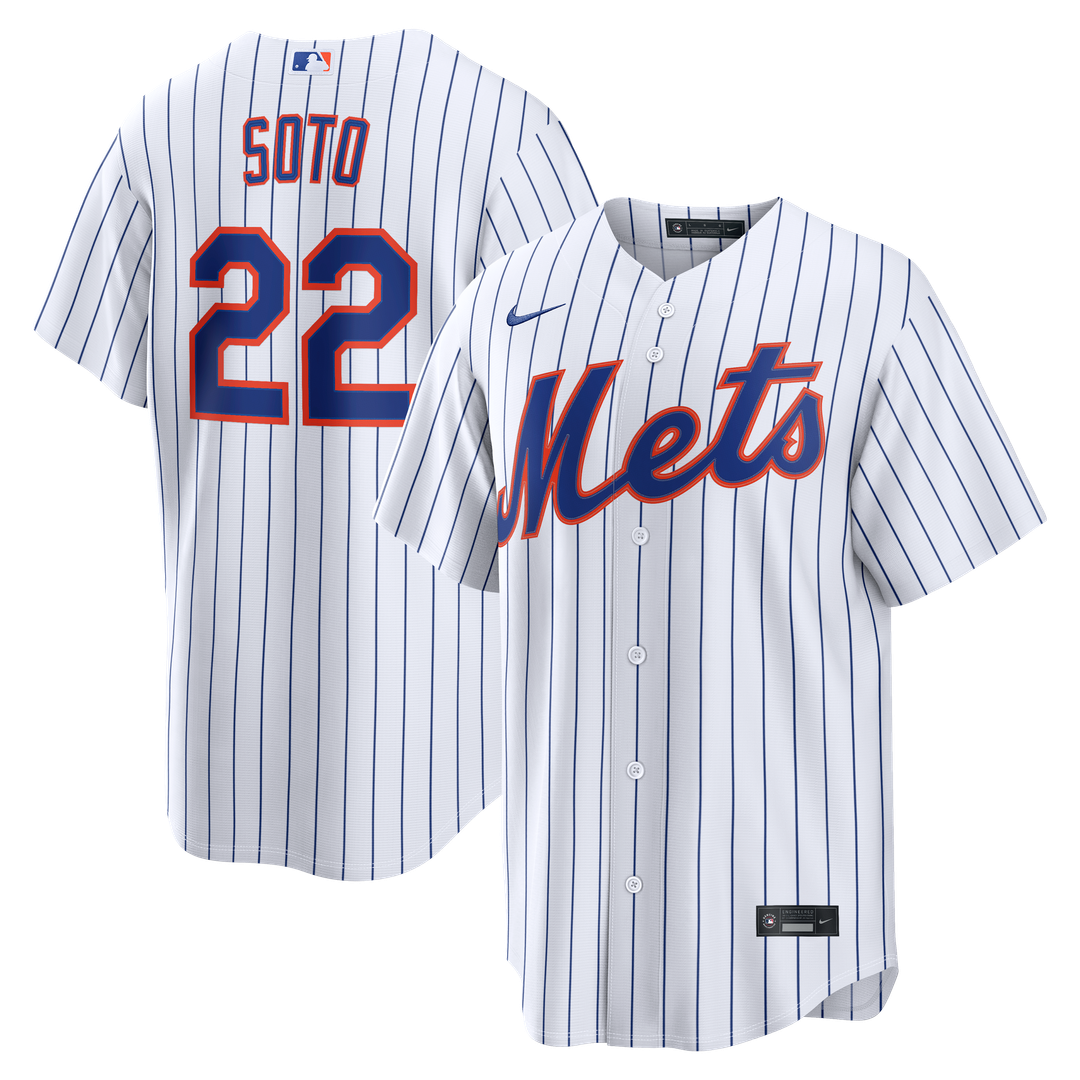 New York Mets Nike White Replica MLB baseball jersey