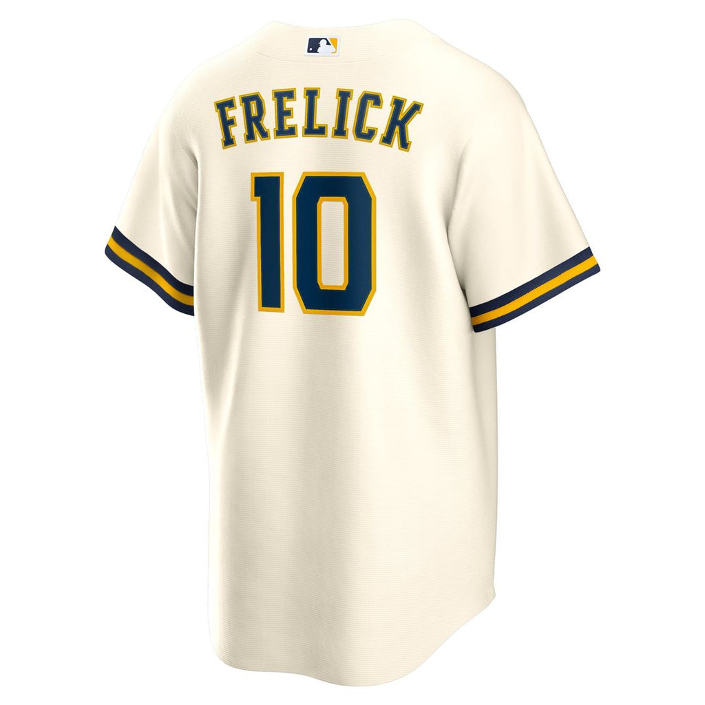 Milwaukee Brewers Nike Replica Jersey Cream