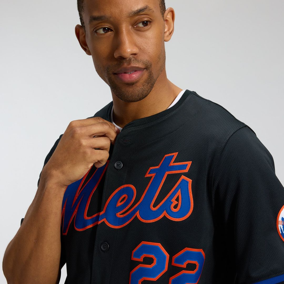 New York Mets Nike Authentic Jersey Black