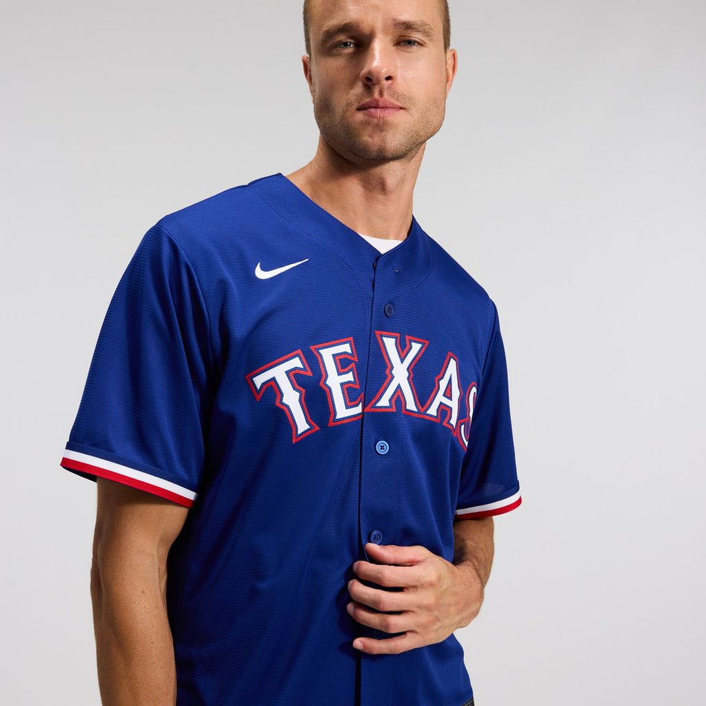 Texas Rangers Nike Replica Jersey Gray