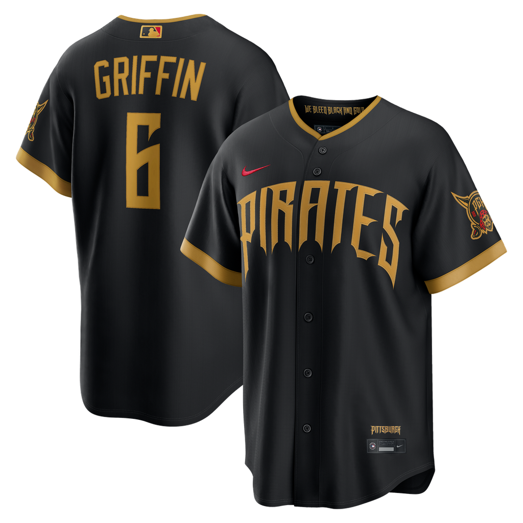 Pittsburgh Pirates Nike Black MLB baseball jersey