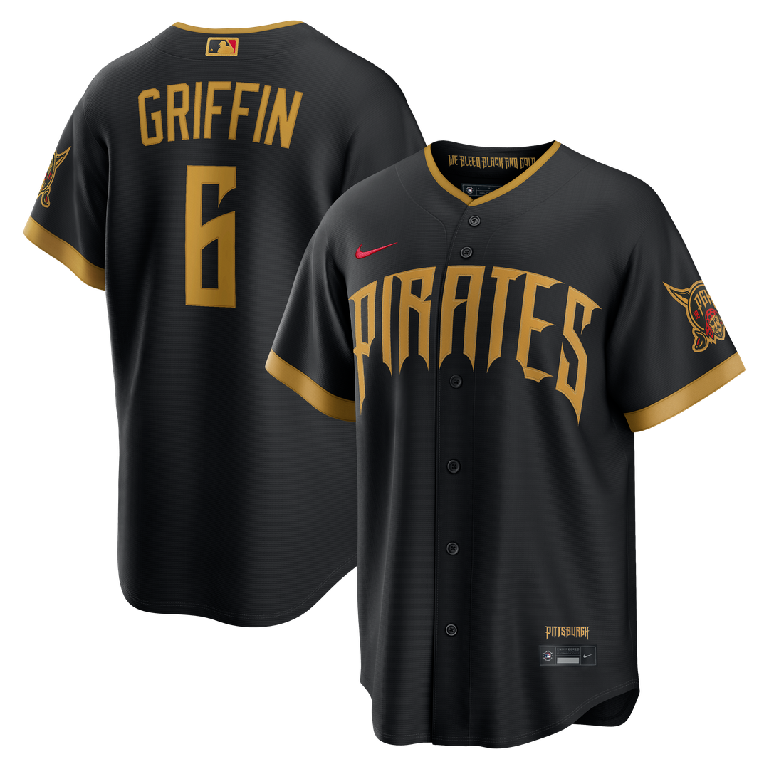 Pittsburgh Pirates Nike Black MLB baseball jersey