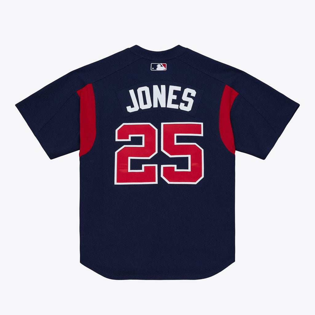 Atlanta Braves Mitchell & Ness Authentic Jersey Navy
