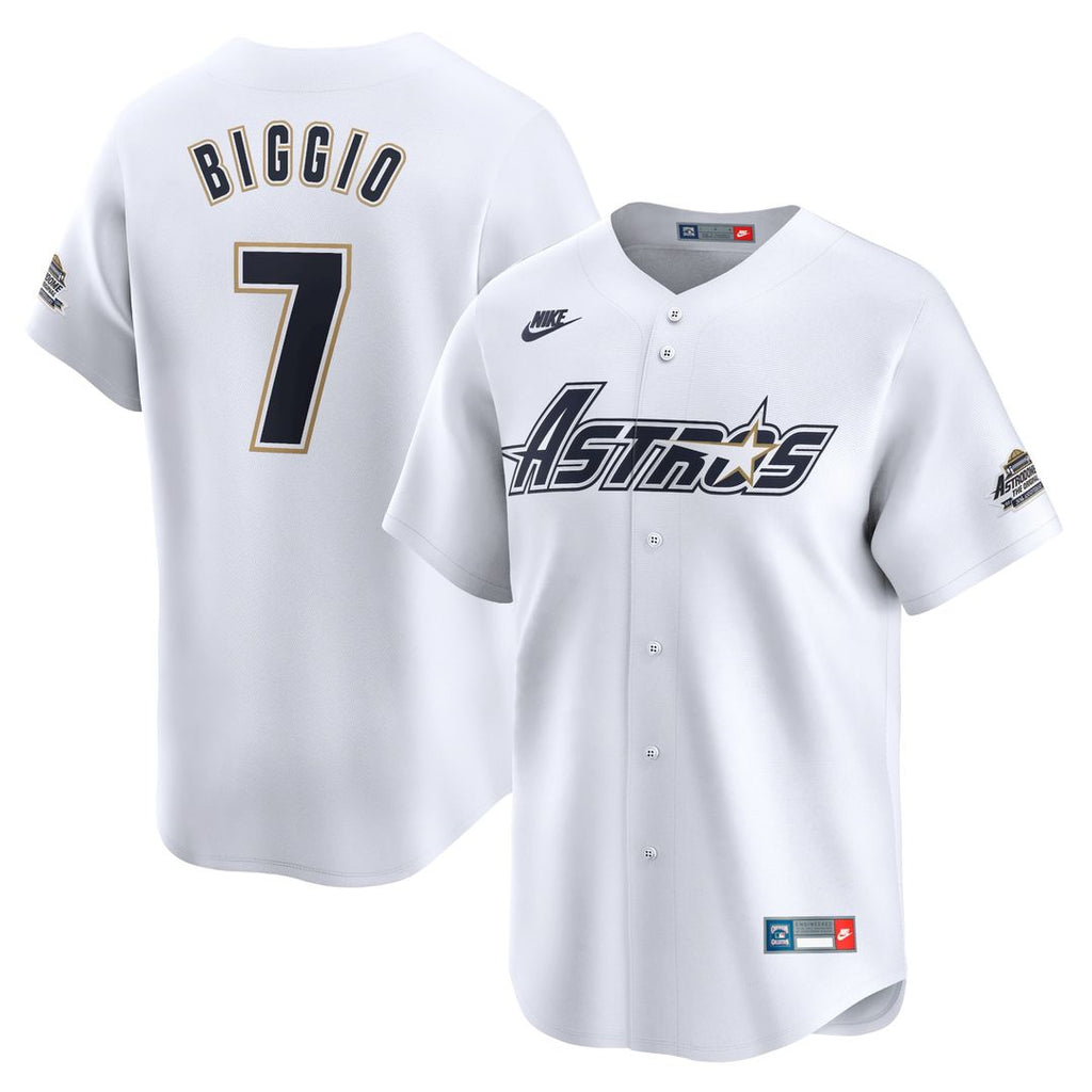Houston Astros Nike White MLB baseball jersey