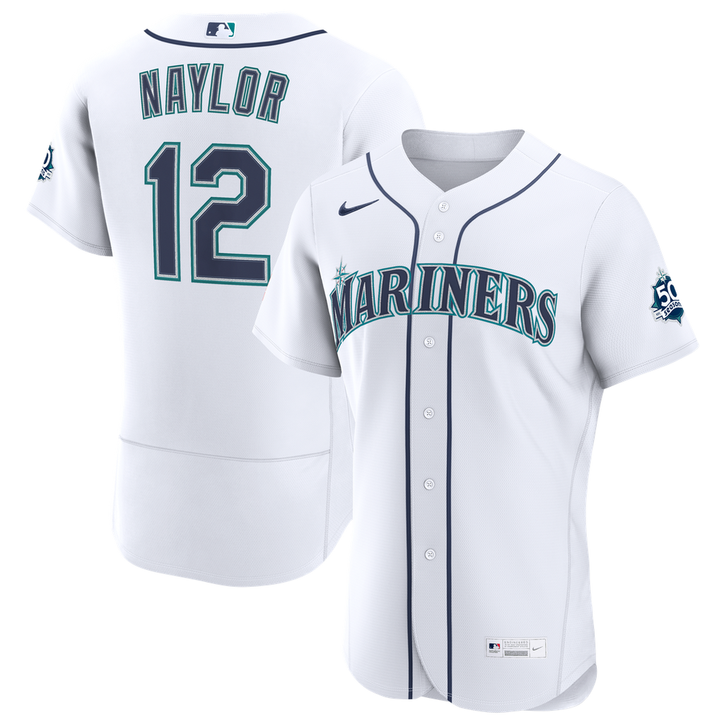 Seattle Mariners Nike White Authentic MLB baseball jersey