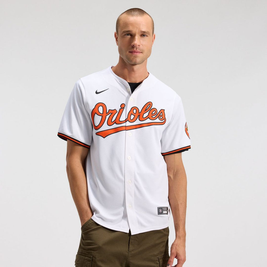 Baltimore Orioles Nike White Authentic MLB baseball jersey